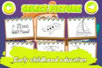 Early childhood education - Car Colouring Games Screen Shot 1