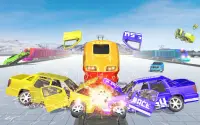 Train Crash Car Derby Demolition Racing Arena 2020 Screen Shot 3