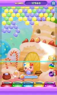 Candy Bubble Pop: World Mania Screen Shot 2