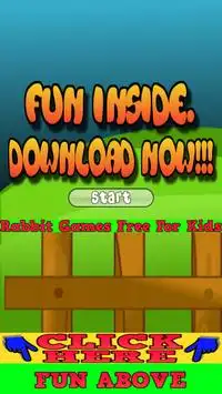 Rabbit Games Free For Kids Screen Shot 0