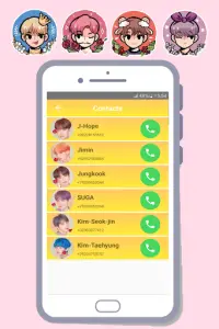 BTS Video Call & Chat - BTS Idol Call You Prank Screen Shot 6