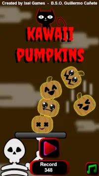 Kawaii Pumpkins ( Halloween Game ) Screen Shot 0