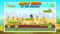 Andy Hero - Super Jungle Adventure Run Screen Shot 0
