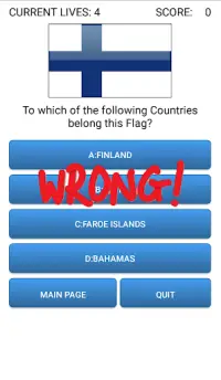 Country Flags, Flags Quiz Game Screen Shot 3