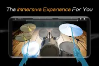 Easy Real Drums-Real Rock and jazz Drum music game Screen Shot 2