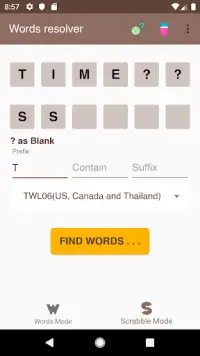 Words Resolver Screen Shot 2