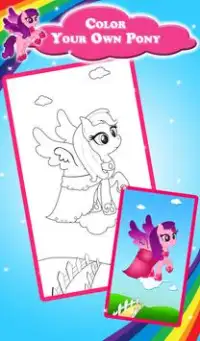 Baby Pony Kids Coloring Book Screen Shot 10