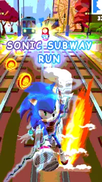 Blue Hedgehog Dash - Hero Runner Screen Shot 0