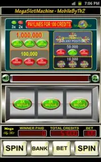 Mega Slot  Machine Trial Screen Shot 1