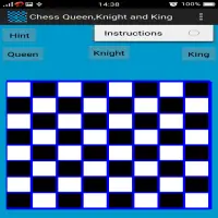 Chess Queen, Knight and King Problem Screen Shot 9