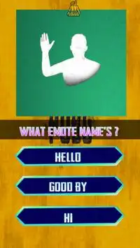 Quiz for Pubg ( Emote & dances ) Screen Shot 1