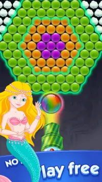 New Bubble Shooter Mermaid Adventure Screen Shot 2