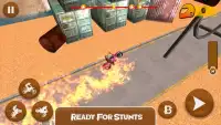 Real Moto Racing Stunt jeu d'aventure sans fin Screen Shot 0