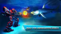 Mobil Robot Angry Shark Hunter Screen Shot 2
