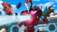 Robot Rope Hero - Firestorm Superhero Crime City Screen Shot 1