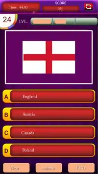 Country Flags Quiz - Guess The Flags of world Screen Shot 3