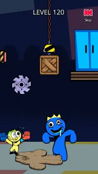 GrabPack Juego: Monstruo Azul Screen Shot 0