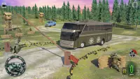 Army Coach Bus Driving Simulator New Free Games 3D Screen Shot 2