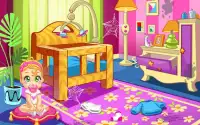 Baby Doll House Cleaning simulation Screen Shot 0