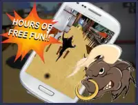 Stampede 3D:Running with Bulls Screen Shot 1