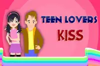 Teen Lovers Kiss Screen Shot 0