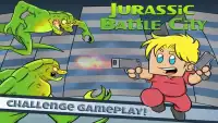 Jurassic Dinosaur Battle City Screen Shot 1