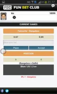 Fun Bet Club - Cricket Screen Shot 6