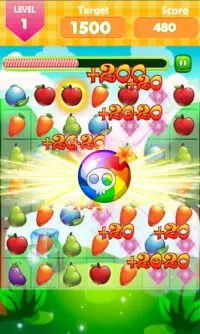 Fruit Burst " Match 3 Game Screen Shot 2