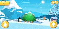 Penguin Run Adventure : Christmas Game Screen Shot 1