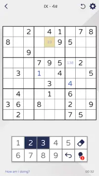 Sudoku  (dagelijks, normaal, diagonaal, hyper) Screen Shot 0