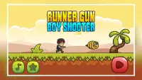 online shooting games -Runner Gun Boy Shooter Screen Shot 0