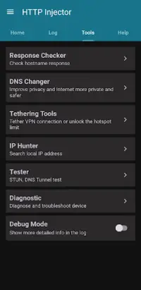 HTTP Injector (SSH/UDP/DNS)VPN Screen Shot 4