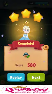 Bubble Shooter Princess Queen Castle Game Screen Shot 5