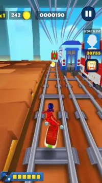 Subway LadyBug Runner Screen Shot 3