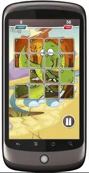 Chubby Dinosaur Puzzle Games Screen Shot 2