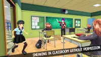 Anime liceum symulator 3D Screen Shot 3