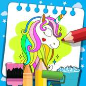 Glitter UNICORN Coloring pages – Coloring games