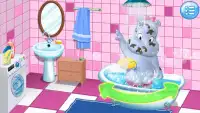 Animaux de compagnie: l'heure du bain Screen Shot 3