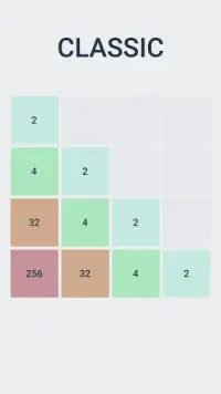 2048 & 4096. Number Puzzle - 3D & Classic Game Screen Shot 1