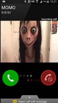 momo fake call Screen Shot 2