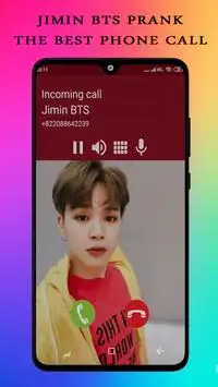 Fake Video Calls with Jimin BTS - Prank Screen Shot 2
