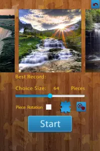 滝のジグソーパズル Screen Shot 0