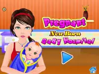 Newborn szpitalne girls gry Screen Shot 0