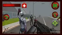 Zombie Defense: Dead Target 3D Screen Shot 1