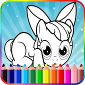 Coloring little Pony Princess