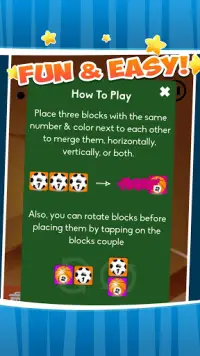 boule fusionnée - dominos puzzle style sportif Screen Shot 2
