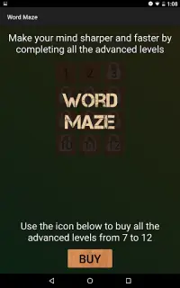 Word Maze Screen Shot 10