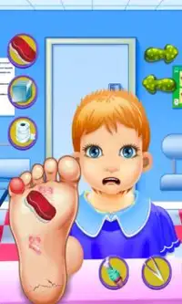 Kinder- Fuß-Doktor -Spiele Screen Shot 5