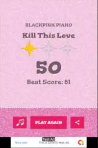 BLACKPINK Kill This Love Piano Games Songs Screen Shot 4