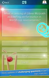 क्रिकेट प्रश्नोत्तरी Screen Shot 5